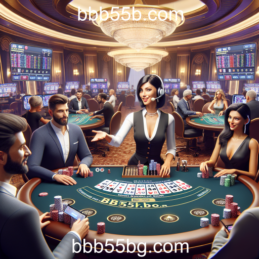 A Experiência Imersiva dos Cassinos ao Vivo em bbb55b.com